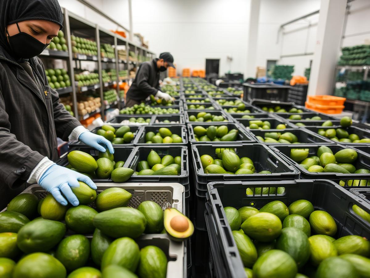 Sorting and packing fresh produce for market